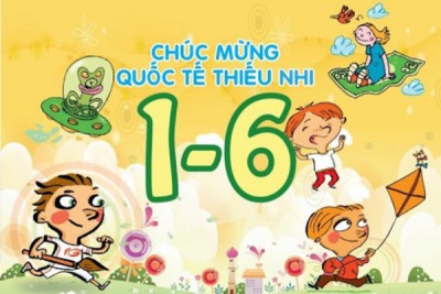 Tặng quà cho học sinh và con cán bộ giáo viên nhân viên nhân ngày quốc tế thiếu nhi  1/6
