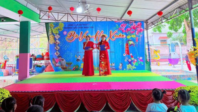 Sôi động Lễ hội “Bé vui đón Xuân” tại trường Mầm non Minh Tân