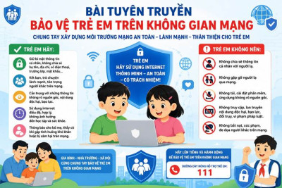 BẢO VỆ TRẺ EM TRÊN KHÔNG GIAN MẠNG