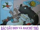 truyện bác gấu đen và hai chú thỏ