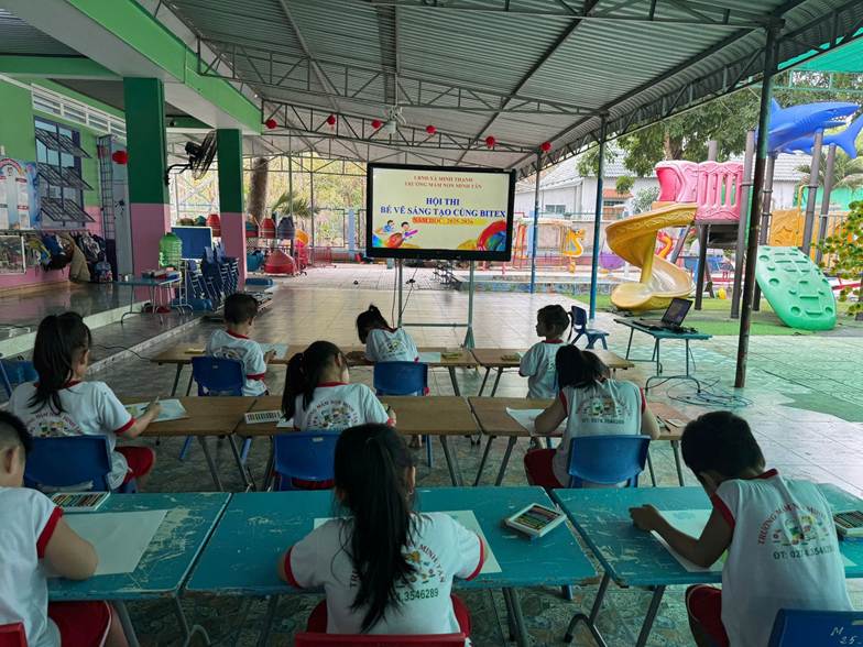 HỘI THI “BÉ VẼ SÁNG TẠO CÙNG BITEX” – SÂN CHƠI BỔ ÍCH CHO TRẺ MẦM NON