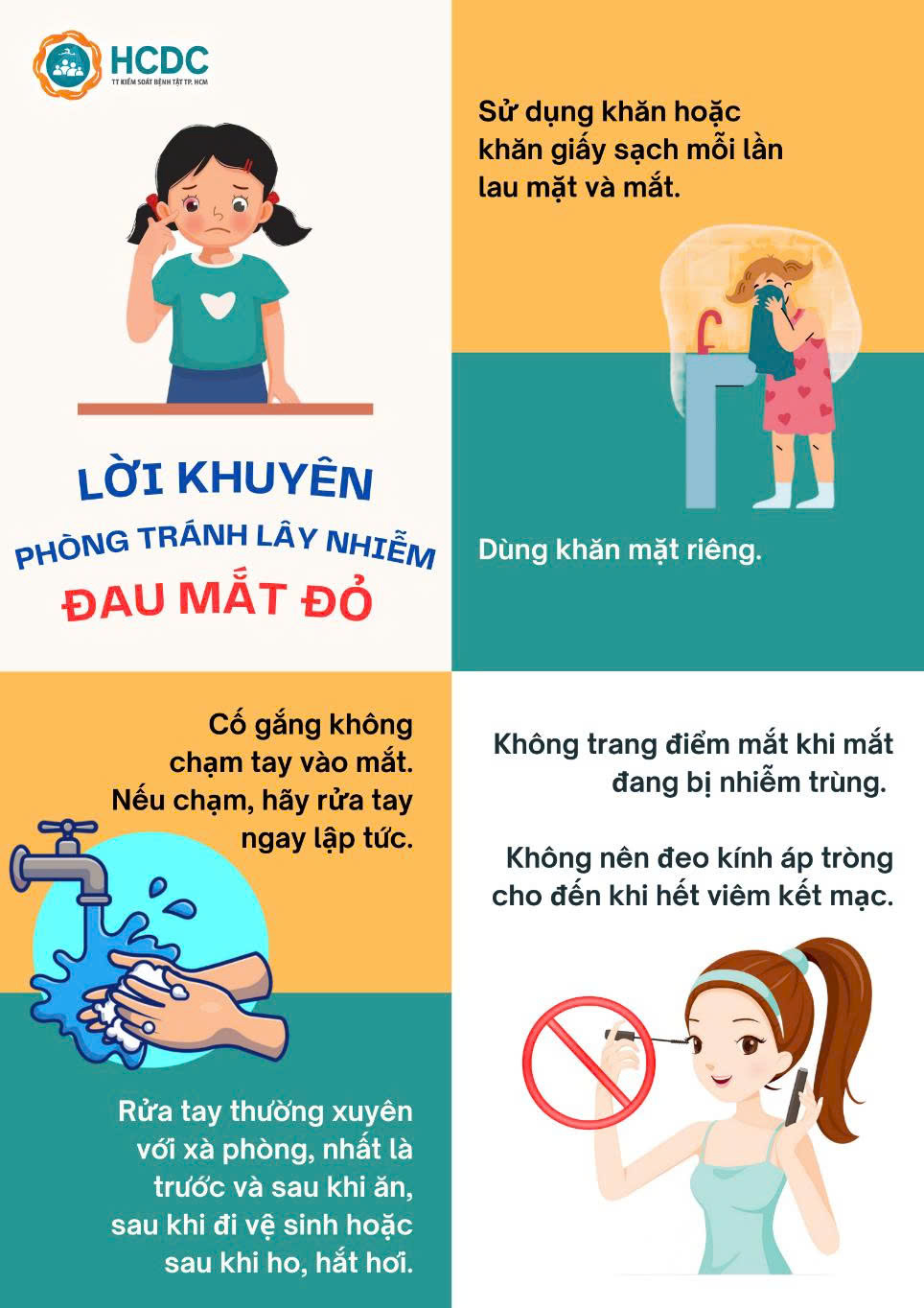 Bài tuyên truyền đau mắt đỏ